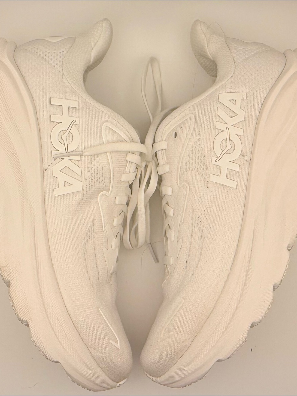 HOKA Clifton 10 Women’s Size 8B White Running Shoes New Damaged Box - Picture 5 of 8